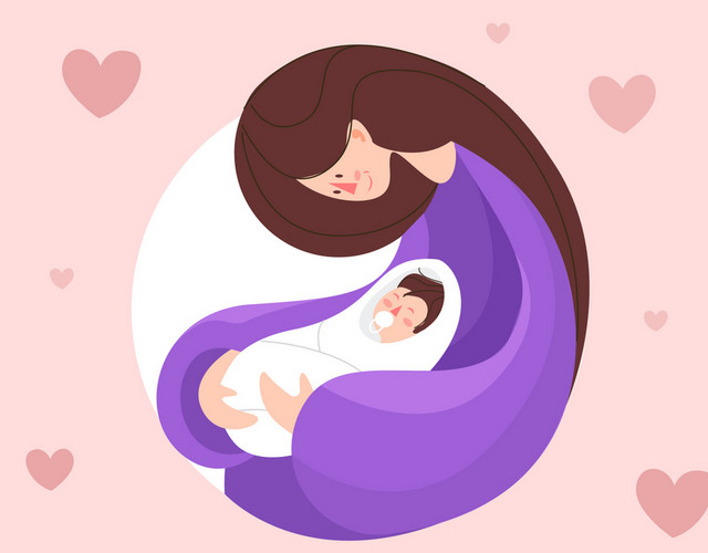 哺乳婴儿母亲节感恩母婴亲子