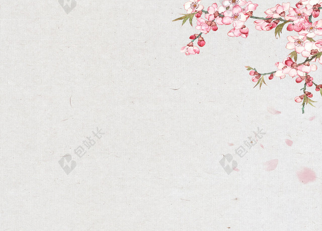 一个漂亮的春分二十四节气传统节日背景模版