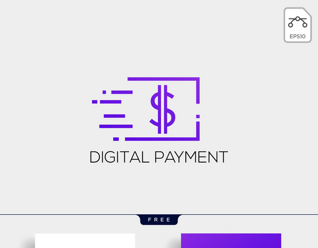 DIGITALPAYMENT正反面名片公司标识设计
