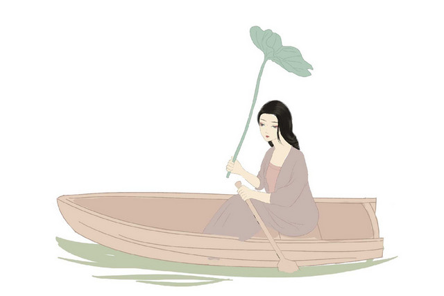 采荷女古风PNG素材