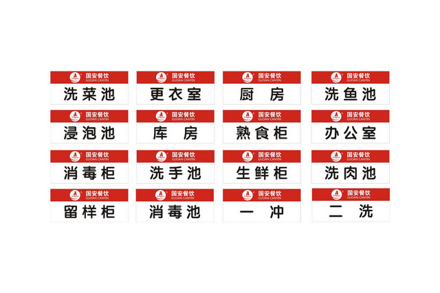 科室牌更衣室厨房洗鱼池库房门牌