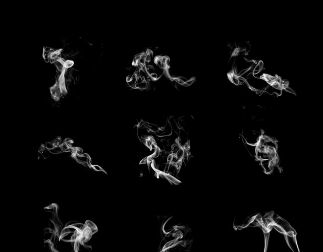 写实漂浮烟雾手绘PNG图