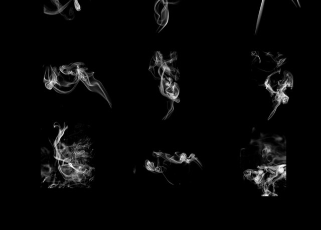 写实漂浮烟雾手绘PNG图