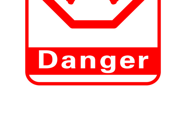 危险标志DANGER标志