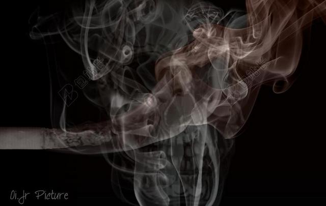 广告科幻香烟白雾背景图片