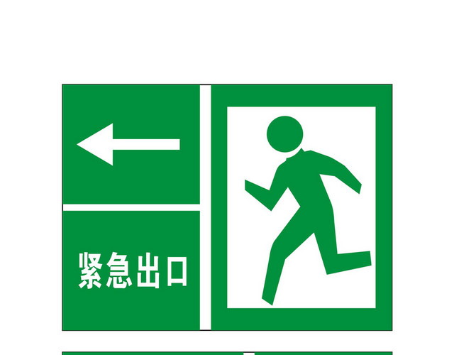 安全标志紧急出口标识牌