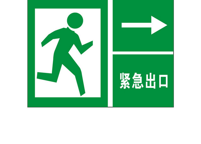 安全标志紧急出口标识牌