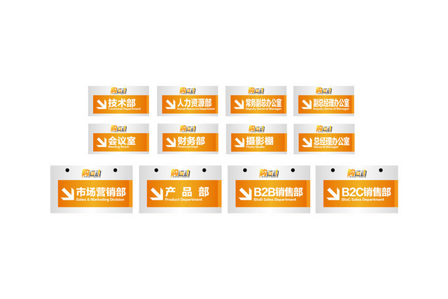 部门标识牌部门门牌