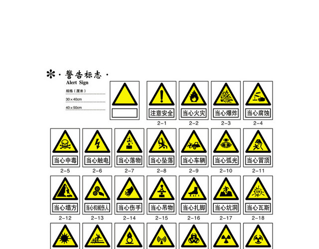 安全标志警告标志当心车辆标志牌