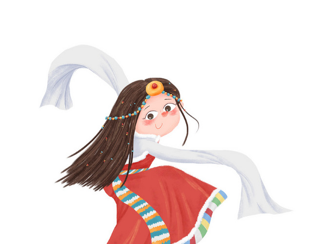 女生卡通人物素材