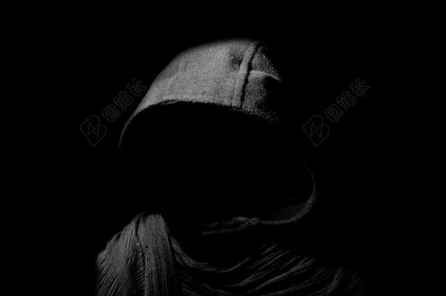死亡 黑暗 胡德 白头 鬼 恶魔 男子 黑 邪恶 天使