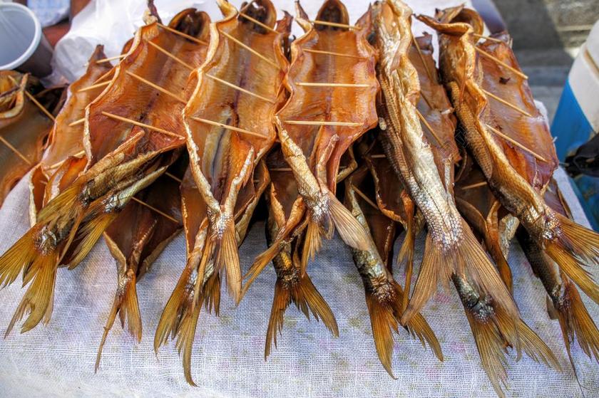 俄罗斯 BAIKALSEE 贝加尔白鲑 鱼 立场 市场 鱼干