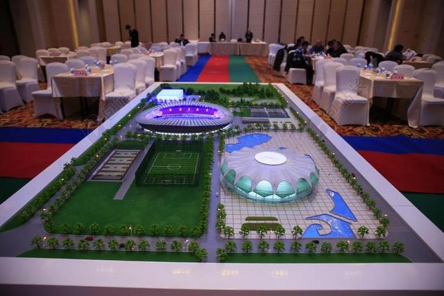 广告时尚建设招商会背景图片
