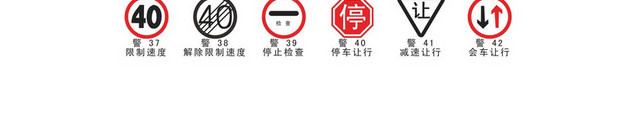 禁止车辆行人禁令标志