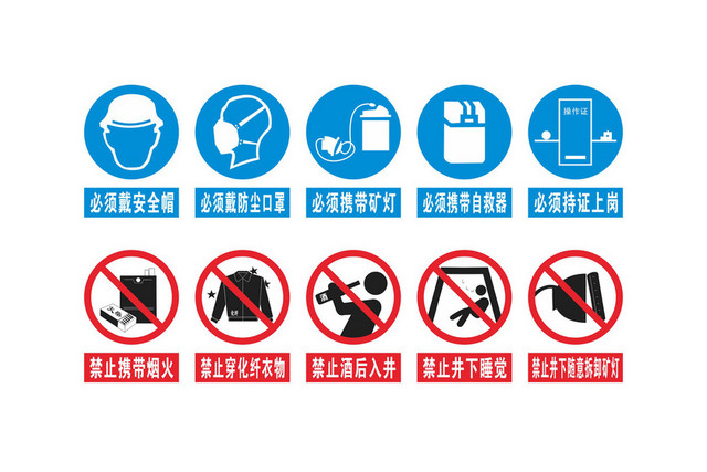 建筑工地安全警示标识