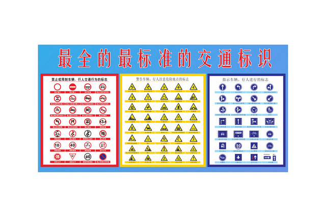 交通标示安全标志大全