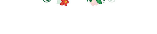夏天水果西瓜花环素材
