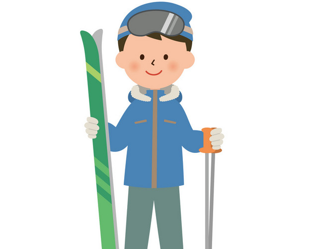 滑雪运动健身户外减重健康