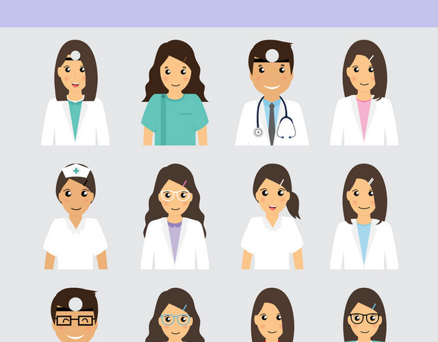 医疗护士节健康医护人员素材