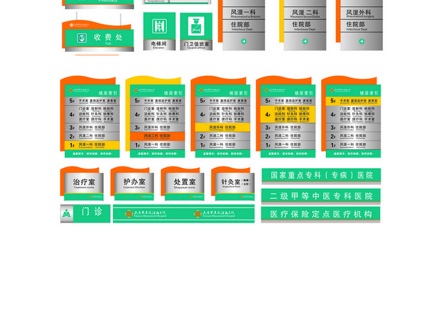 商场指示牌医院环境指示标识系统