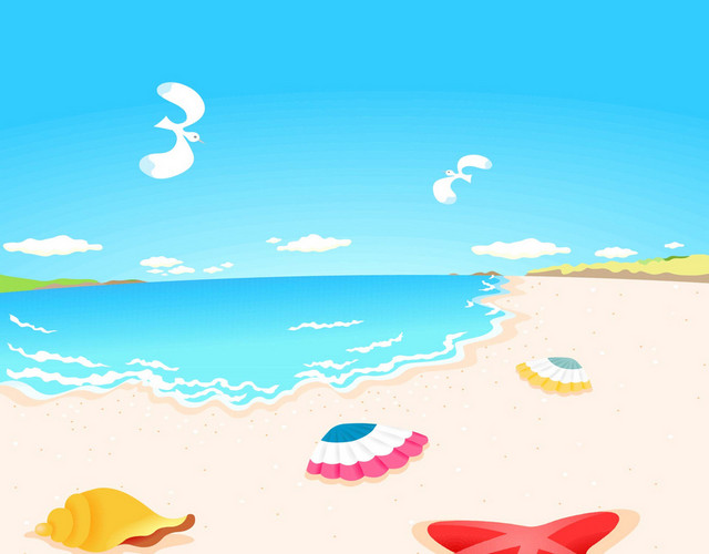 夏天夏季海边素材