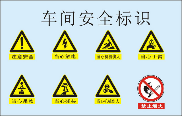 安全标志车间安全标识牌
