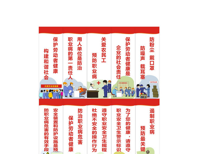 安全标志职业安全安全生产标语