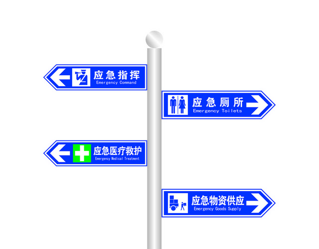 道路指示牌应急路标