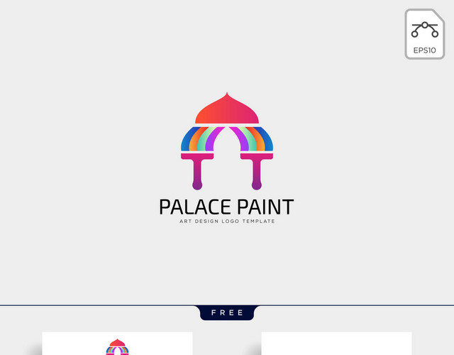 PALACEPAINT企业封面名片公司标识设计
