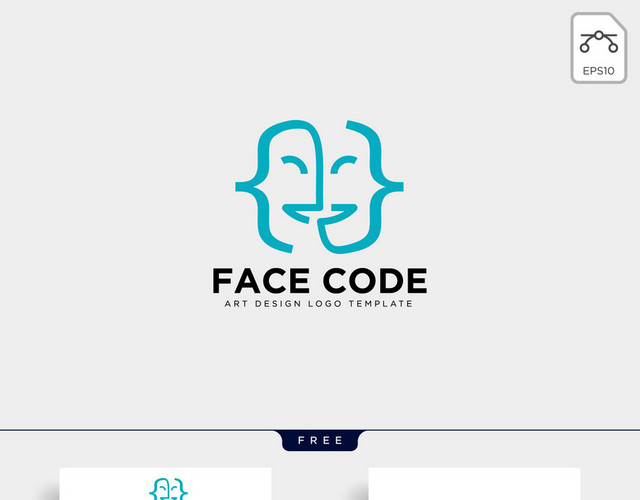 FACECODE公司标识设计