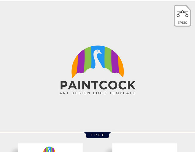 PAINTCOCK企业封面名片公司标识设计