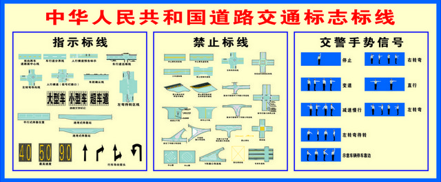 道路交通标志牌禁止标线标志牌