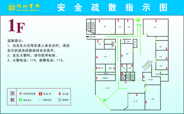 安全疏散安全疏散指示图示意图