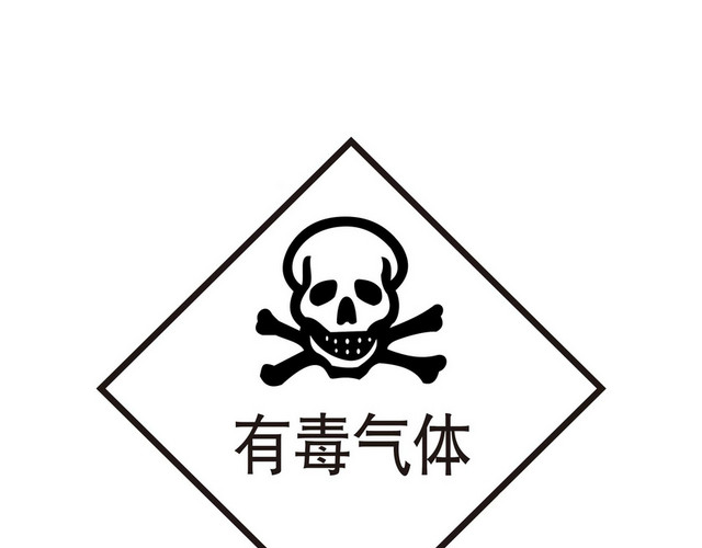 有毒气体安全标志