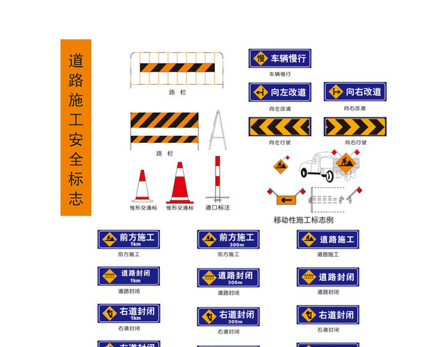 道路施工安全标志