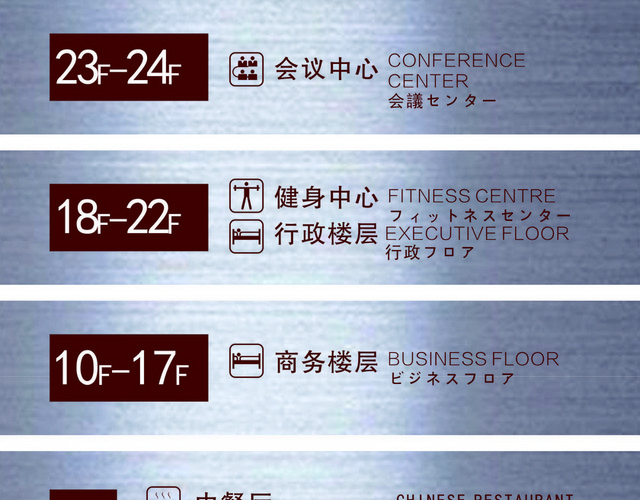 楼层指示牌办公楼楼层索引图标志牌