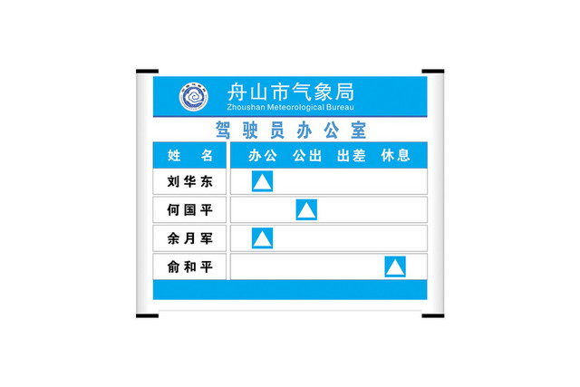 楼层指示牌气象局办公室标志牌