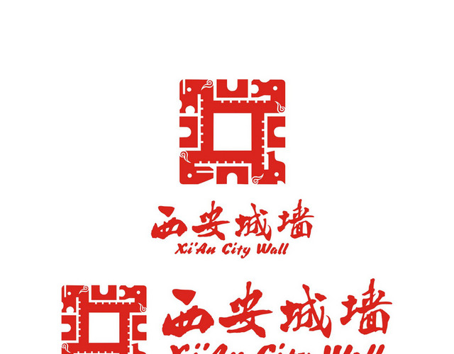 西安标识西安城墙标志牌