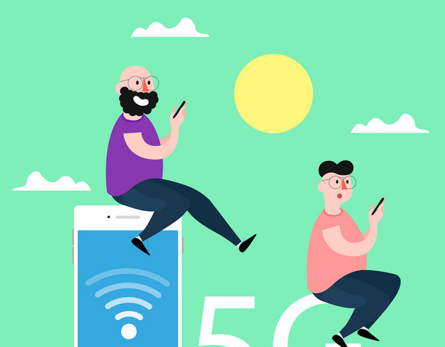 互联网5G高科技信息时代素材
