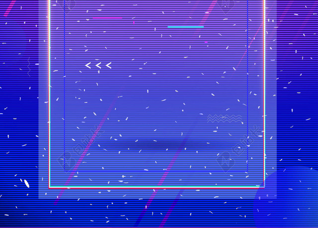 边框线条蓝色物体倒计时激励海报背景