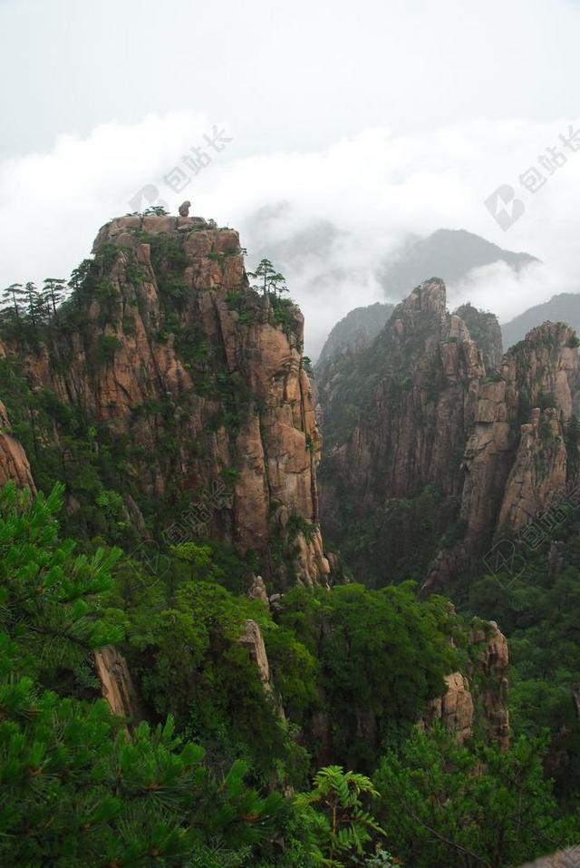 旅游自然黄山景色背景图片