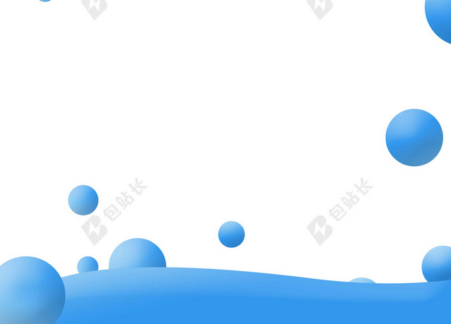 蓝白圆圈物体倒计时激励海报背景