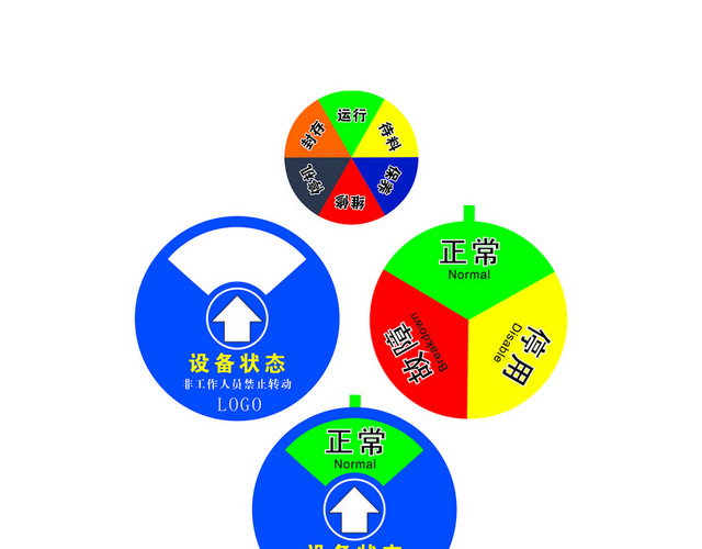 设备标识设备状态标识牌