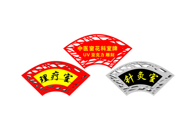 中医科室牌窗花科室牌
