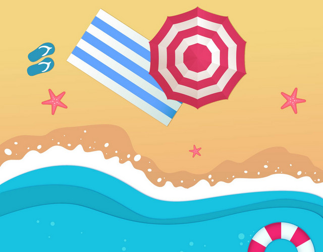 夏天夏季海边素材