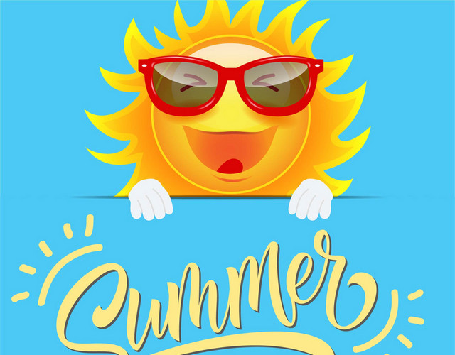 夏天夏季太阳素材
