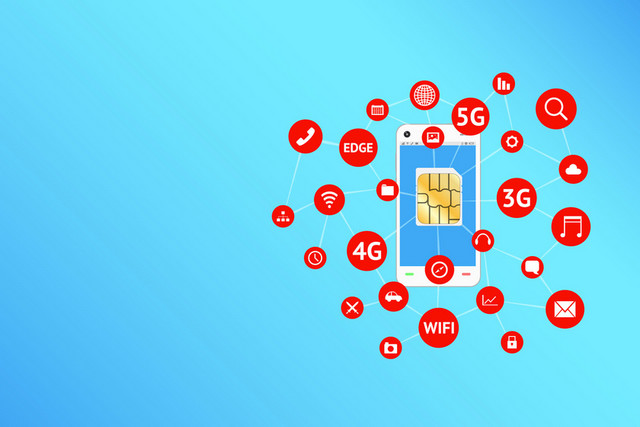 互联网5G高科技信息时代蓝色素材