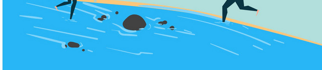 夏令营野营河流露营素材
