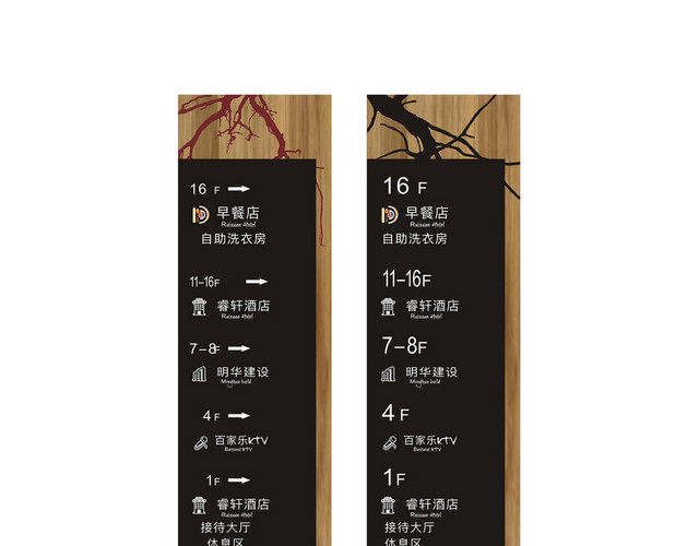 楼层指示牌导视牌