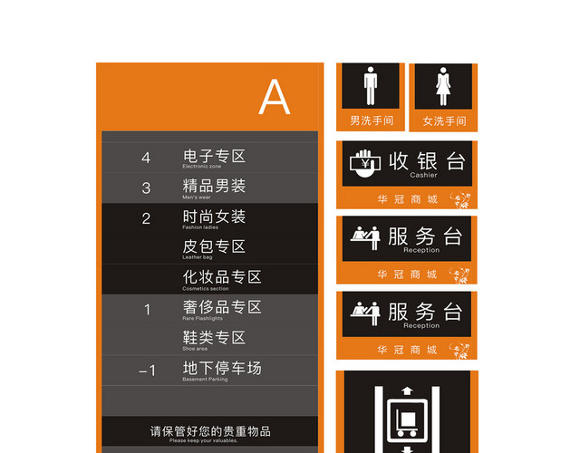 楼层指示牌商场楼层导示